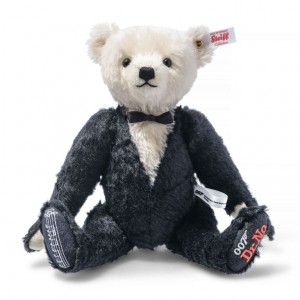 Steiff James Bond Dr No Musical Limited Edition Teddy Bears Black | 9432-ANKZT