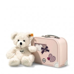 Steiff Lotte In Suitcase Teddy Bears White | 6015-HKYUG