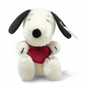 Steiff Miniature Snoopy With Heart Collectible Animals White | 6382-RTYIE