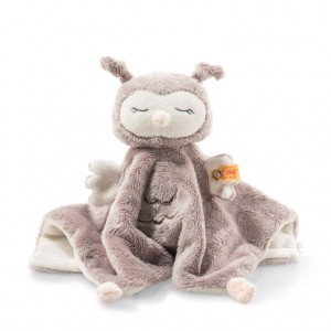 Steiff Ollie Owl Comforter Toys Beige | 1645-VIOHD