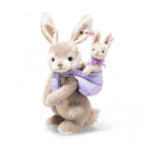 Steiff Rabbit Set Collectible Animals Light Grey | 8492-YIRMG