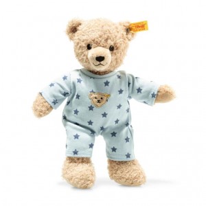 Steiff Teddy And Me Baby Bear In Blue Pajamas Teddy Bears Light Blue | 0478-DILHM