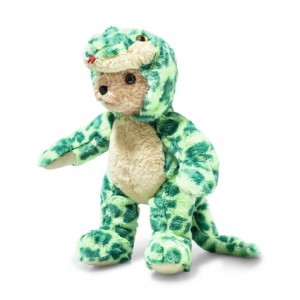 Steiff year Of The Snake With Snake Hoodie Costume Teddy Bears Light Green | 1586-WTESU