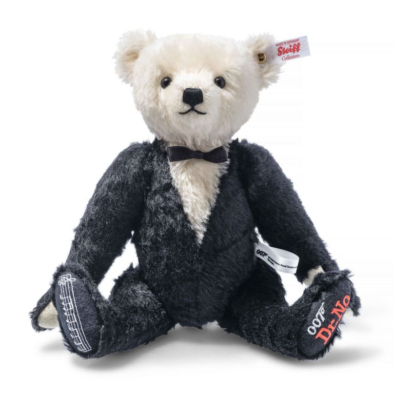 Steiff James Bond Dr No Musical Limited Edition Teddy Bears Black | 9432-ANKZT