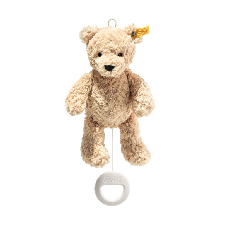 Steiff Jimmy Teddy Bear Musical Pull Toy Toys Light Brown | 8297-AQHZJ