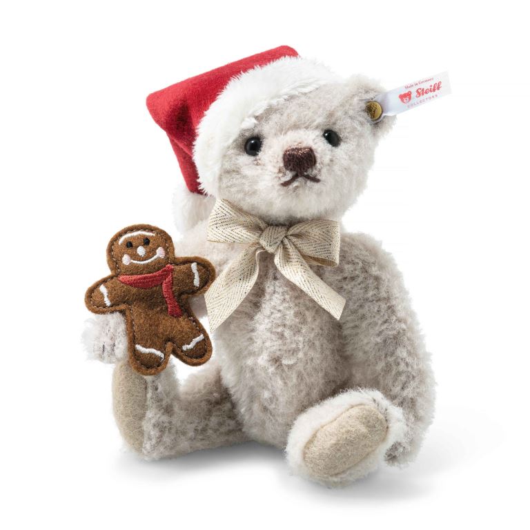 Steiff Little Santa Claus With Gingerbread Cookie - 2024 Limited Edition Teddy Bears Beige | 0681-ELUVZ