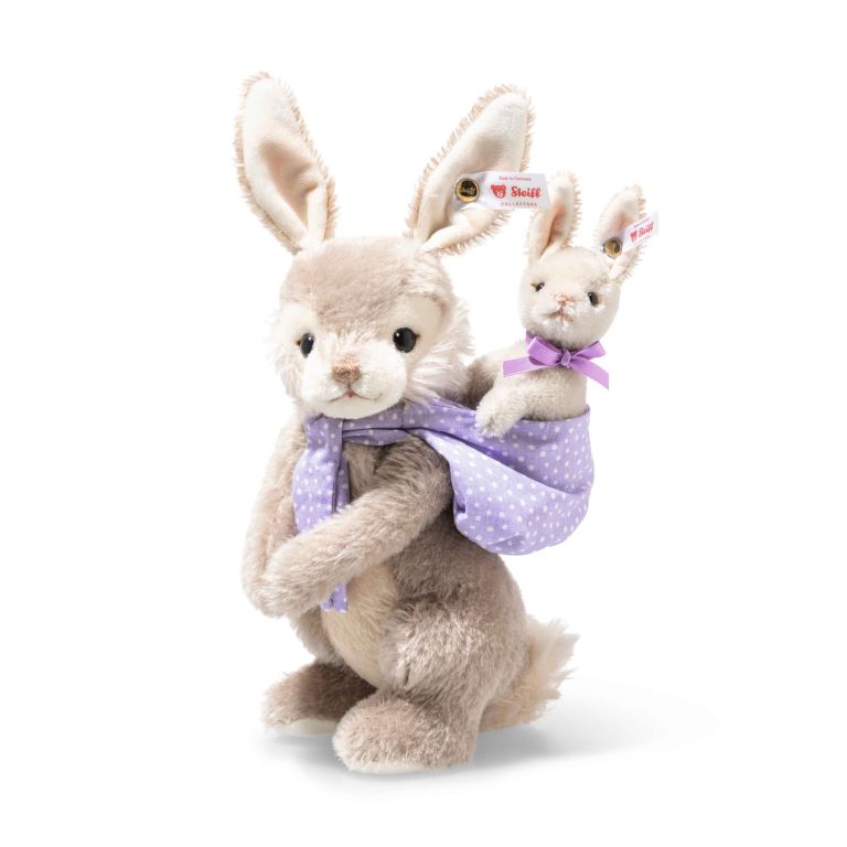 Steiff Rabbit Set Collectible Animals Light Grey | 8492-YIRMG