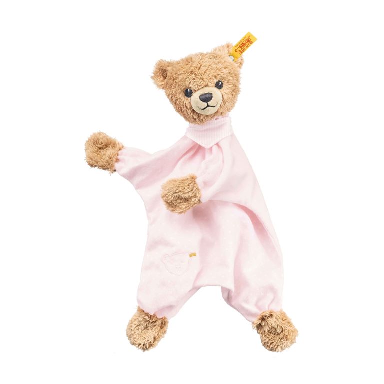 Steiff Sleep Well Bear Pink Comforter Toys Rose | 8695-TPLBS