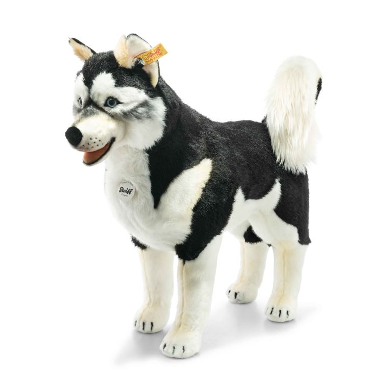 Steiff Studio Life-sized Husky Dog Collectible Animals Black | 7648-QUIJE