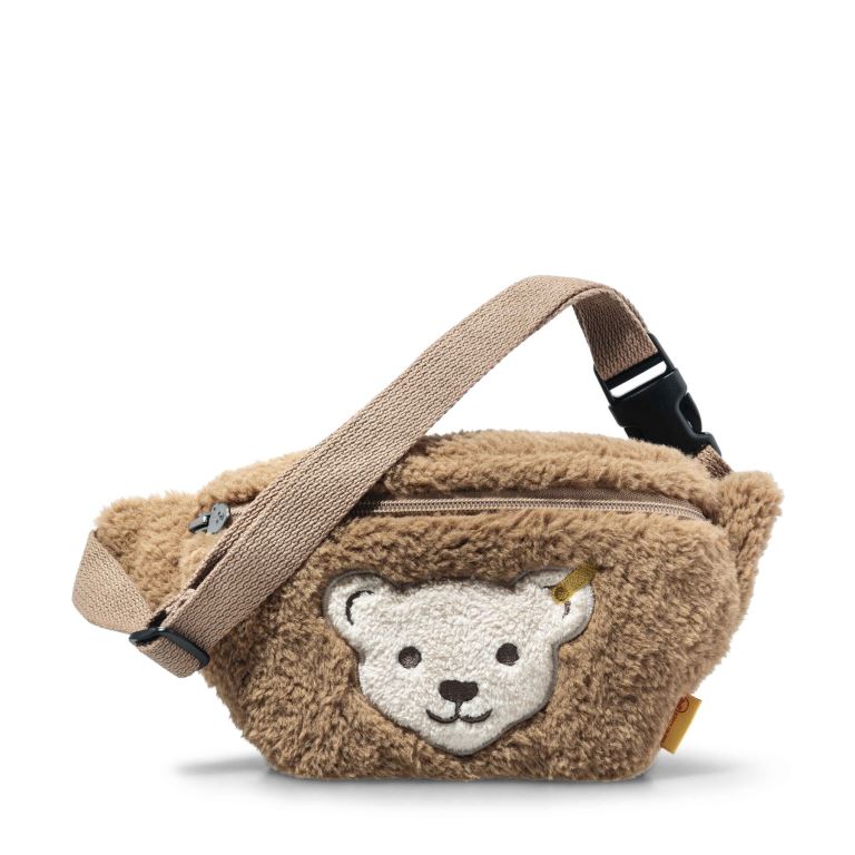 Steiff Teddy Plush Belt Bag With Squeaker Teddy Bears Brown | 7805-TYKOW